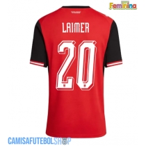Camisa de time de futebol Áustria Konrad Laimer #20 Replicas 1º Equipamento Feminina Mundo 2026 Manga Curta
